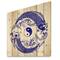 Designart - Chinoiserie Koi Fish II - Traditional Print on Natural Pine Wood